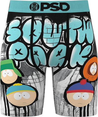 PSD Men's SouthPark Streets Boxer Briefs - Breathable and Supportive Underwear