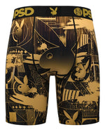 PSD Men's Playboy Deco Boxer Briefs - Breathable and Supportive Underwear
