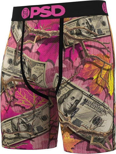 PSD Men's Wildwood Camo Boxer Briefs - Breathable and Supportive Underwear