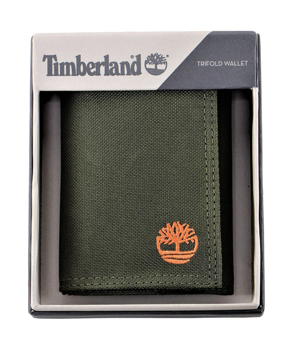 Timberland Men's Polyester Extra Capacity Trifold Wallet