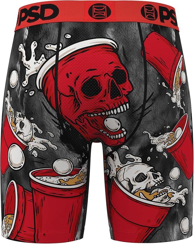PSD Men's Beer Pong Boxer Briefs - Breathable and Supportive Underwear