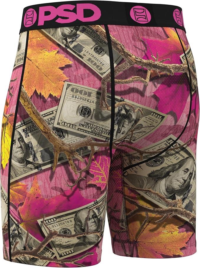PSD Men's Wildwood Camo Boxer Briefs - Breathable and Supportive Underwear