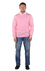 Socal Look Men's Sweater Crew Neck Long Sleeve Acrylic Pullover