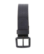 Timberland Men's 1.49 Inches Wide Genuine Leather Repeat Logo Belt
