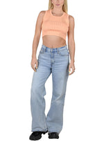 Socal Look Women’s Ribbed Knit Sleeveless Crop Tank Top