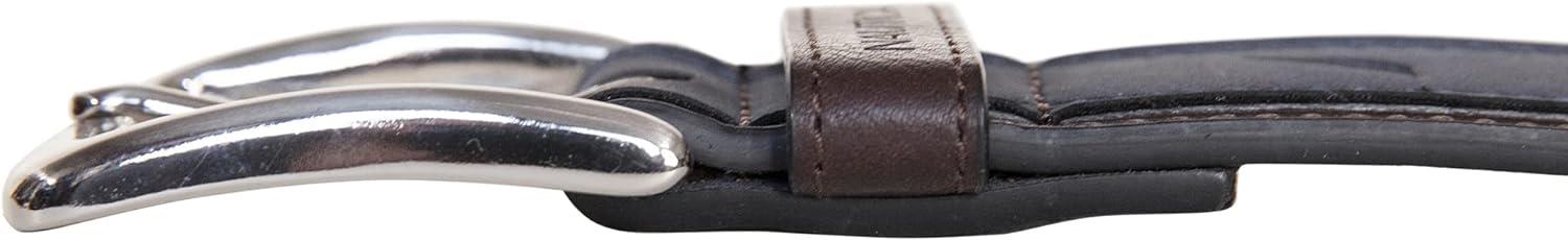 Nautica Men's Casual Overlay Leather Belt