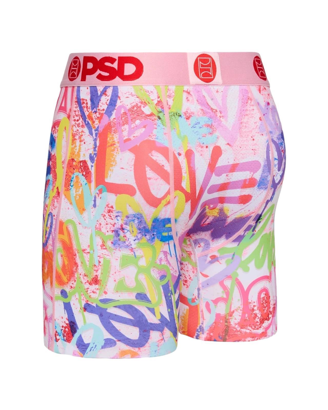 PSD Men's Street Love Boxer Briefs Multi Color