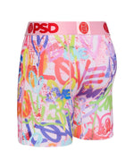 PSD Men's Street Love Boxer Briefs Multi Color