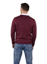Socal Look Men's Sweater Crew Neck Long Sleeve Acrylic Pullover