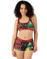 PSD Women Sports Bra Elf Son Of A - Racerback, Breathable Microfiber Fabric