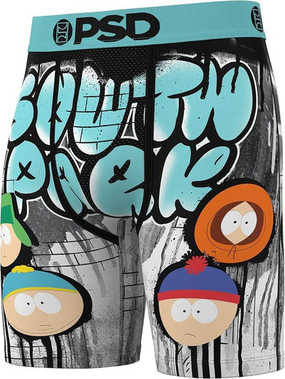 PSD Men's SouthPark Streets Boxer Briefs - Breathable and Supportive Underwear