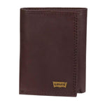 Levi's Men's RFID Trifold Leather Wallet -Slim Classic Billfold