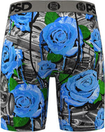 PSD Men's Rose Drippin Boxer Briefs - Breathable and Supportive Underwear