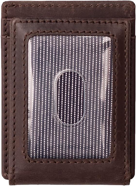 Levi's Men's RFID Magnetic Front Pocket Card Case  Slim Wallet
