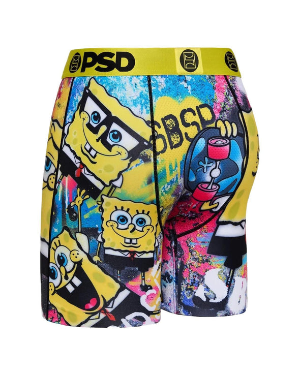 PSD Men's Spongebob Squarepants Boxer Briefs Multi Color