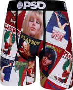 PSD Men's Playboy Xmas Covers Boxer Briefs Multi Color