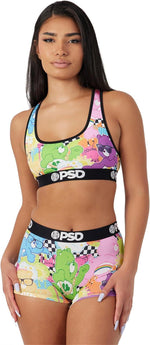 PSD Women's Care Bears Splash Sports Bra Multicolor