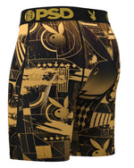 PSD Men's Playboy Deco Boxer Briefs - Breathable and Supportive Underwear