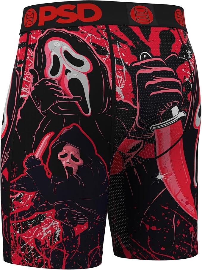 PSD Men's Ghostface Call Me Boxer Briefs - Breathable and Supportive Underwear