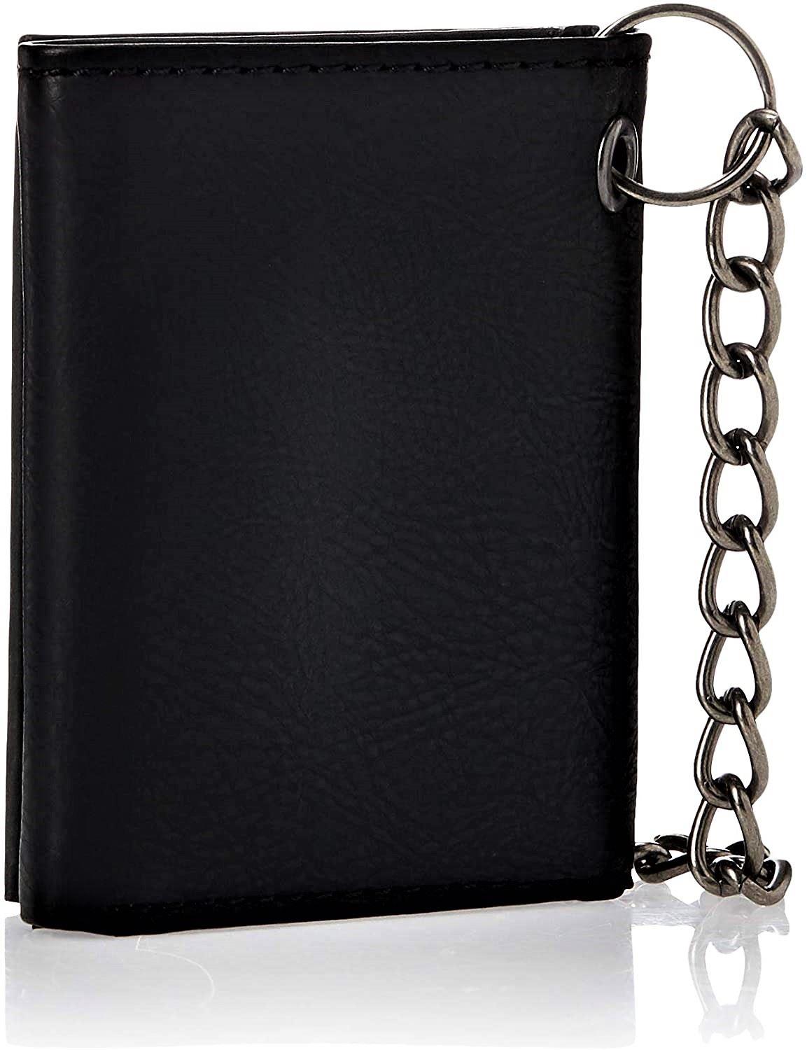 Levi's Men's RFID Trifold Leather Wallet -Slim Classic Billfold