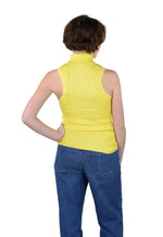 Socal Look Ribbed Women’s Sleeveless Turtleneck Top Y2K Cute