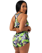 PSD Womens Sports Bra Looney Roses Multi