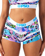 PSD Women's Neon Jungle Boyshorts Multicolor