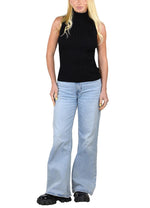 Socal Look Ribbed Women’s Sleeveless Turtleneck Top Y2K Cute