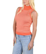Socal Look Ribbed Women’s Sleeveless Turtleneck Top Y2K Cute