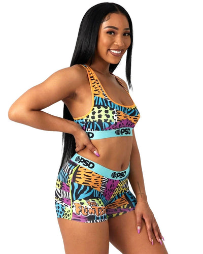 PSD Womens Sports Bra Bedrock Multi