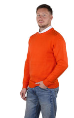 Socal Look Men's Sweater Crew Neck Long Sleeve Acrylic Pullover