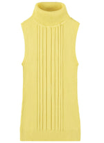 Socal Look Ribbed Women’s Sleeveless Turtleneck Top Y2K Cute
