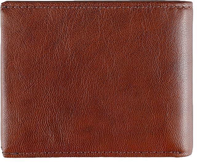 Levi's Men's RFID Bifold Leather Wallet Slim Classic Billfold