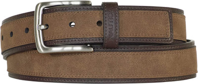 Nautica Men's Casual Overlay Leather Belt