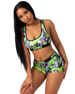 PSD Womens Sports Bra Looney Roses Multi