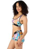 PSD Women Sports Bra Care Bear Homies - Racerback, Breathable Microfiber Fabric