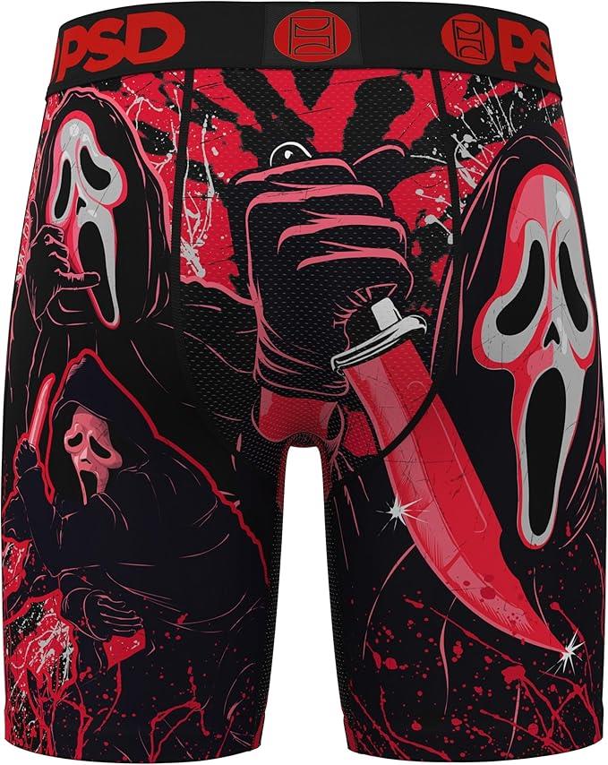 PSD Men's Ghostface Call Me Boxer Briefs - Breathable and Supportive Underwear