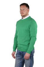 Socal Look Men's Sweater Crew Neck Long Sleeve Acrylic Pullover