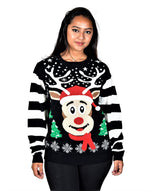 Kesis Women's Ugly Christmas Sweater, Long Sleeve Crew Neck Acrylic Holiday Pullover