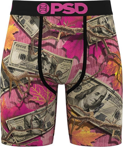 PSD Men's Wildwood Camo Boxer Briefs - Breathable and Supportive Underwear