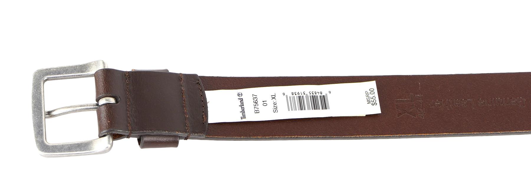 Timberland Men's Genuine Leather Belt Casual Dress 1.5" Wide Classic Fit