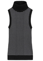 Socal Look Ribbed Women’s Sleeveless Turtleneck Top Y2K Cute
