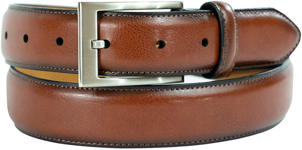 Docker's Men's Leather 1.26 Inch 32MM Dress Belt Tan