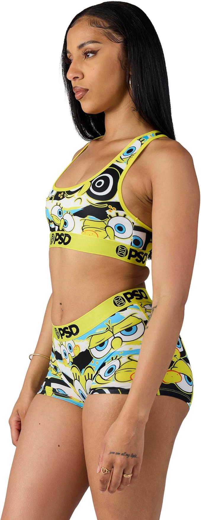 PSD Women Boy Shorts - SB Hidden Eyes Full Coverage Stretch Underwear