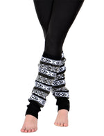 SOCAL LOOK Women's Jacquard Knit Leg Warmers - Over Knee-High Boot Socks, Warm Leg Warmers for Women & Girls, Christmas Gift