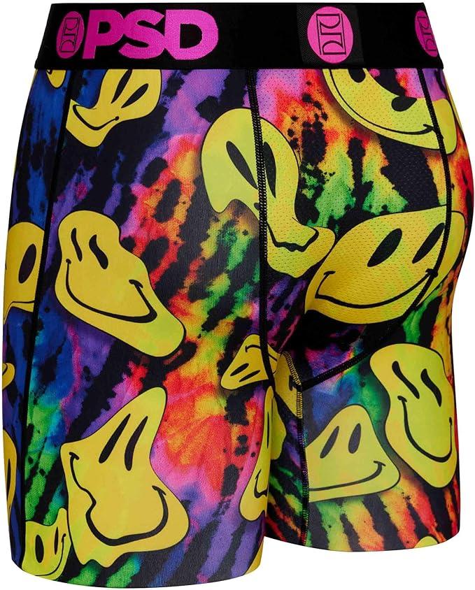 PSD Men's Happy Trip Boxer Briefs Multi Color