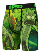 PSD Men's R&M Slime Rick Boxer Briefs - Breathable and Supportive Underwear