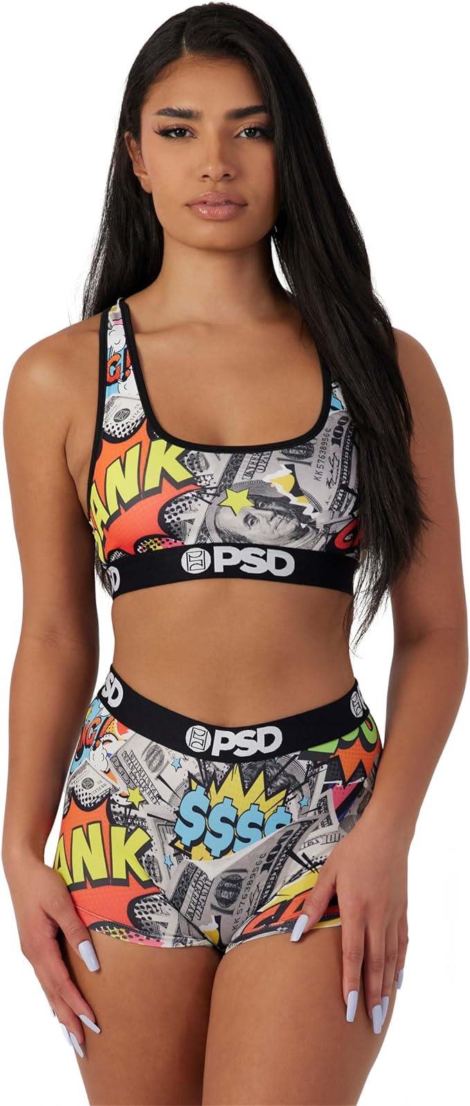 PSD Women's Money Strip Sports Bra Multicolor