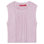 Socal Look Women's Sleeveless Crew Neck Sweater Top in Stretchable Viscose Blend