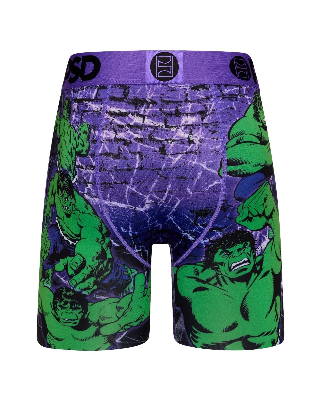 PSD Men's Hulk Boxer Briefs Multi Color